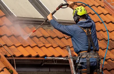 Démoussage et hydrofuge de toiture à Bouteilles-Saint-Sébastien